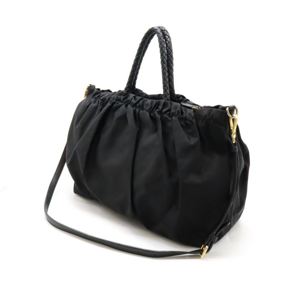 Prada Nylon Leather 2WAY Tote Bag - Picture 2 of 6